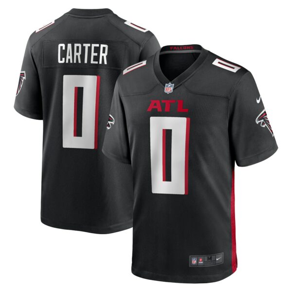 Men’s Atlanta Falcons Lorenzo Carter Nike Black Game Player Jersey