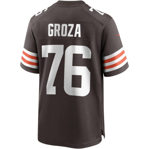 Men’s Cleveland Browns Lou Groza Nike Brown Game Retired Player Jersey