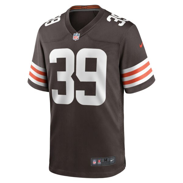 Men’s Cleveland Browns Lucas Havrisik Nike Brown Team Game Jersey