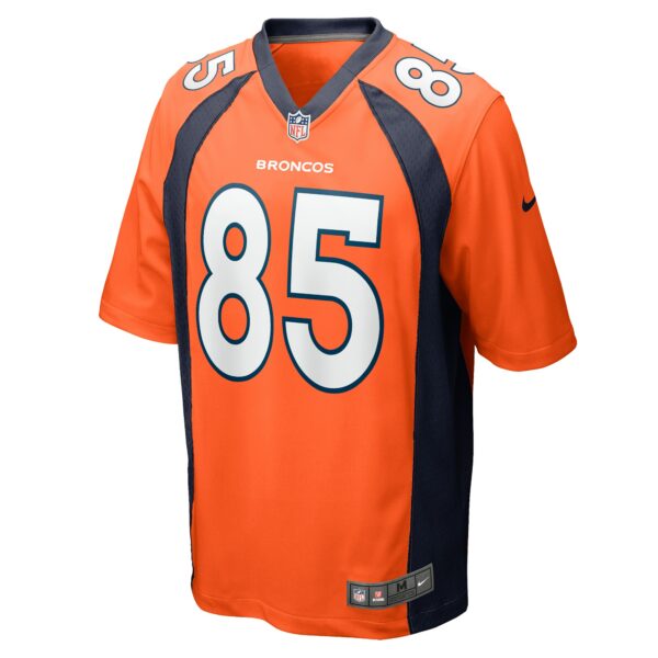 Men’s Denver Broncos Lucas Krull Nike Orange Team Game Jersey