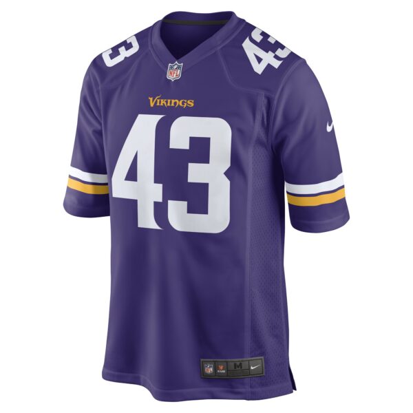 Men’s Minnesota Vikings Luiji Vilain Nike Purple Game Player Jersey