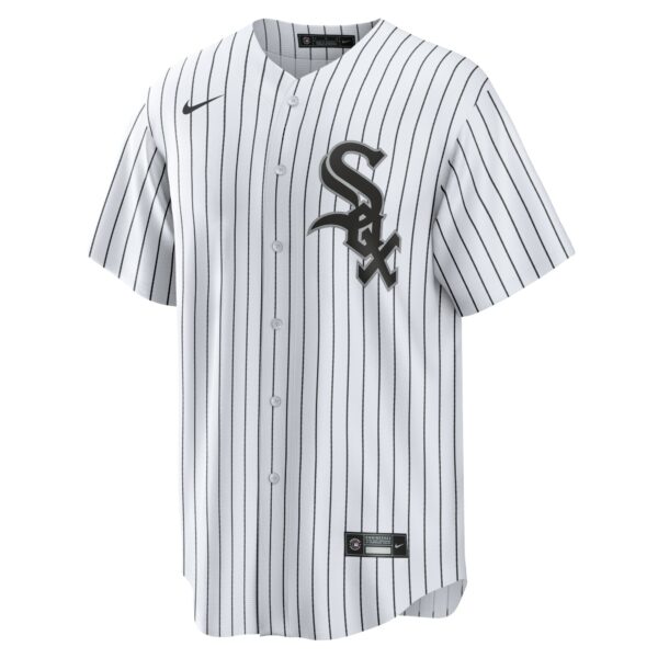 Men’s Chicago White Sox Luis Robert Nike White Replica Player Name Jersey