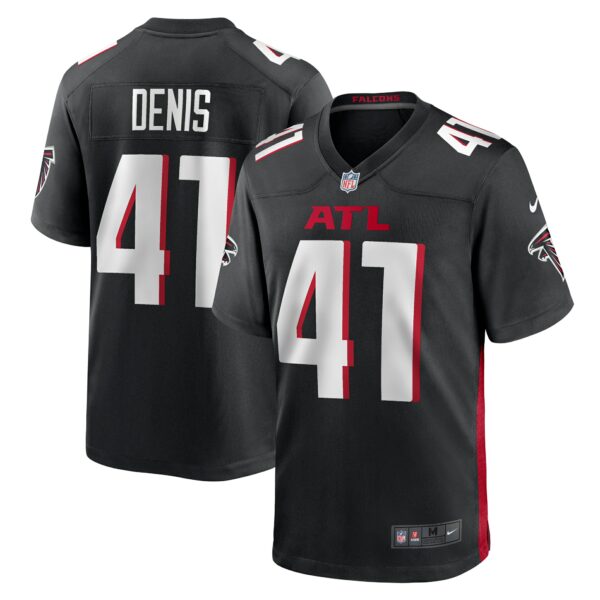 Men’s Atlanta Falcons Lukas Denis Nike Black Game Jersey