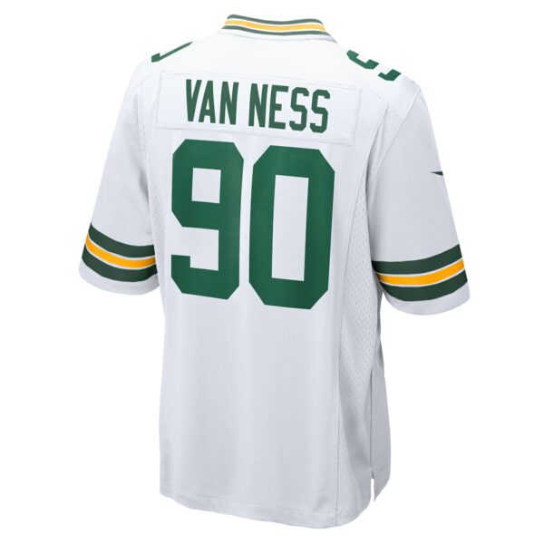 Men’s Green Bay Packers Lukas Van Ness Nike White Game Jersey