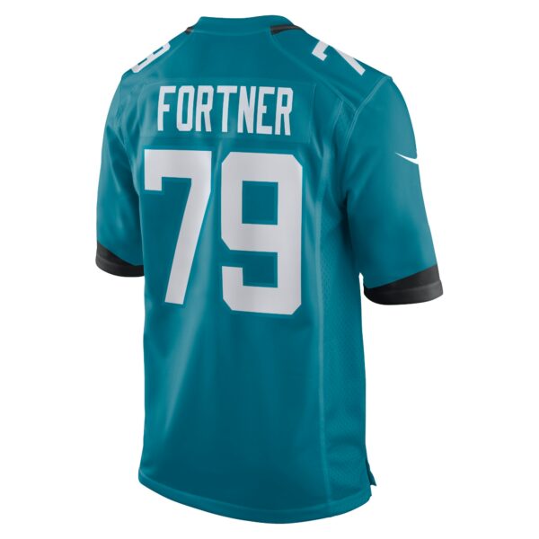 Men’s Jacksonville Jaguars Luke Fortner Nike Teal Game Jersey