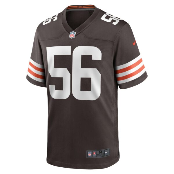 Men’s Cleveland Browns Luke Wypler Nike Brown Team Game Jersey