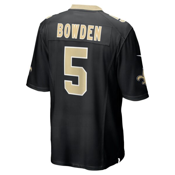 Men’s New Orleans Saints Lynn Bowden Jr. Nike Black Team Game Jersey