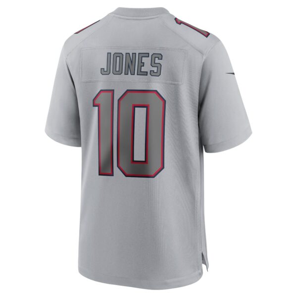 Men’s New England Patriots Mac Jones Nike Gray Atmosphere Fashion Game Jersey