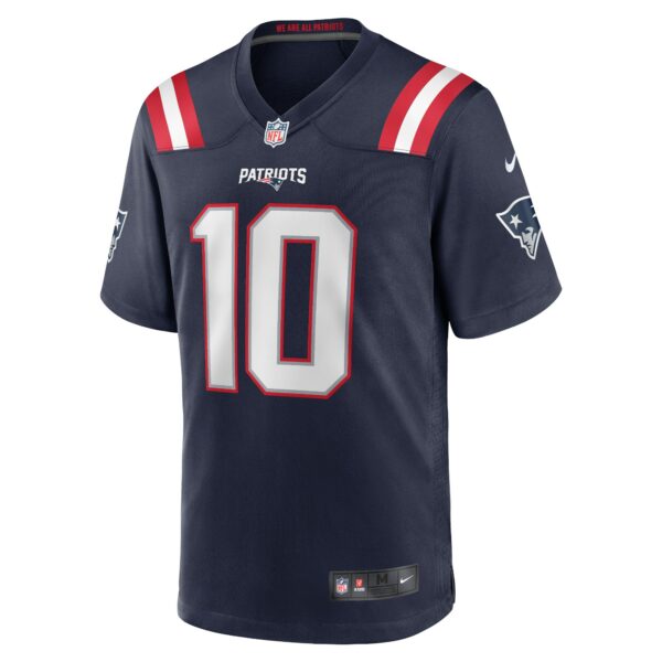 Men’s New England Patriots Mac Jones Nike Navy Game Jersey