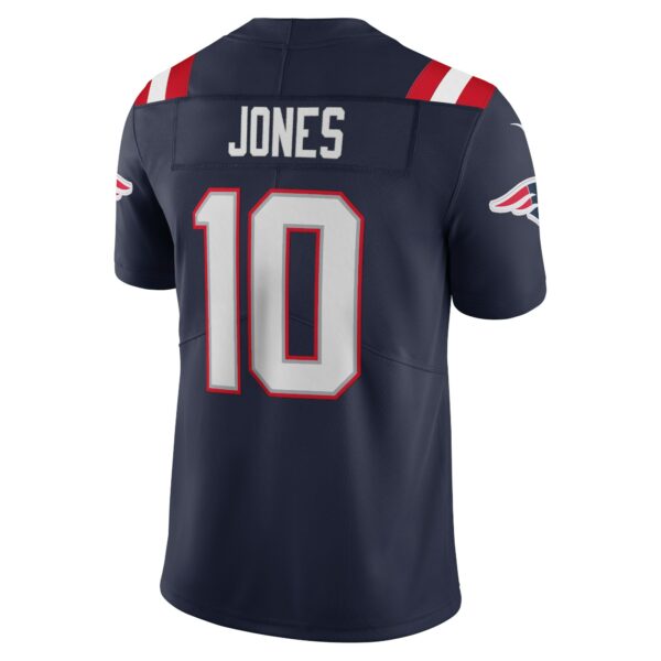 Men’s New England Patriots Mac Jones Nike Navy Vapor Limited Jersey