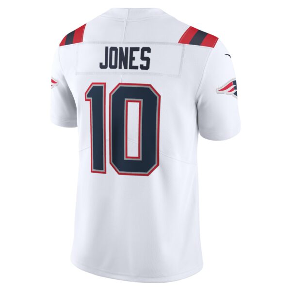 Men’s New England Patriots Mac Jones Nike White Vapor Limited Jersey