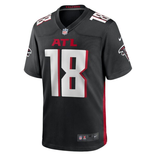 Men’s Atlanta Falcons Mack Hollins Nike Black Game Player Jersey