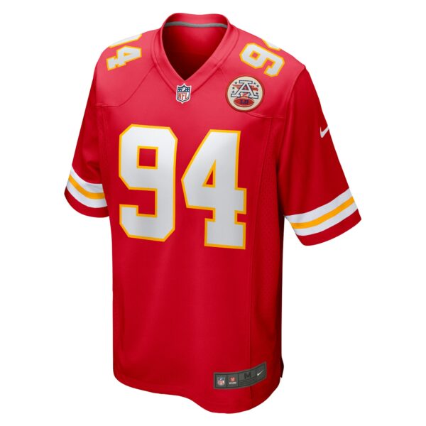 Men’s Kansas City Chiefs Malik Herring Nike Red Team Game Player Jersey