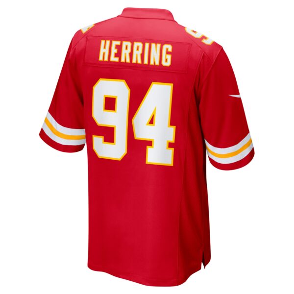 Men’s Kansas City Chiefs Malik Herring Nike Red Team Game Player Jersey