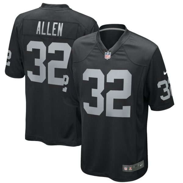 Men’s Las Vegas Raiders Marcus Allen Nike Black Game Retired Player Jersey