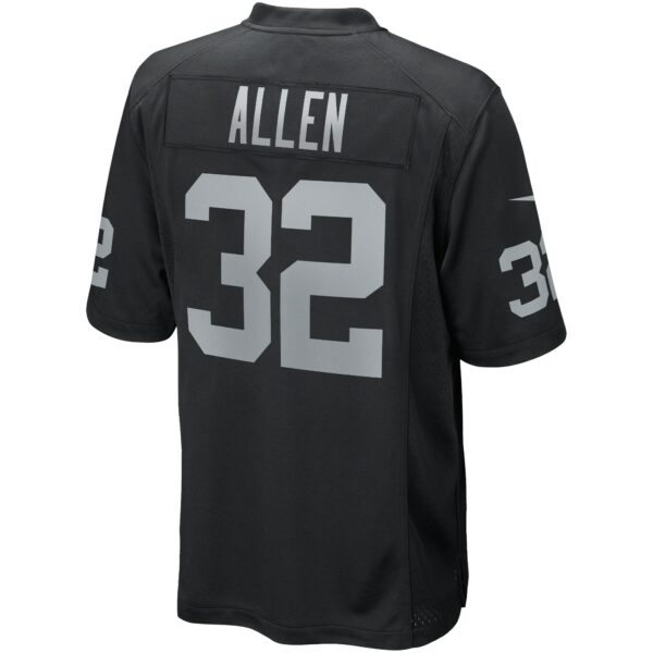 Men’s Las Vegas Raiders Marcus Allen Nike Black Game Retired Player Jersey