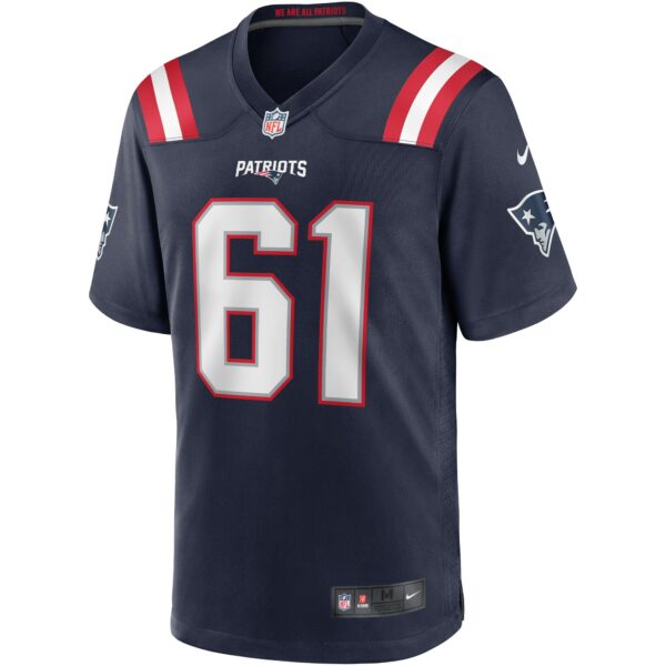 Men’s New England Patriots Marcus Cannon Nike Navy Game Jersey