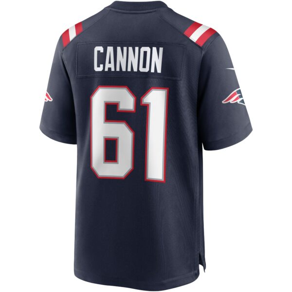 Men’s New England Patriots Marcus Cannon Nike Navy Game Jersey