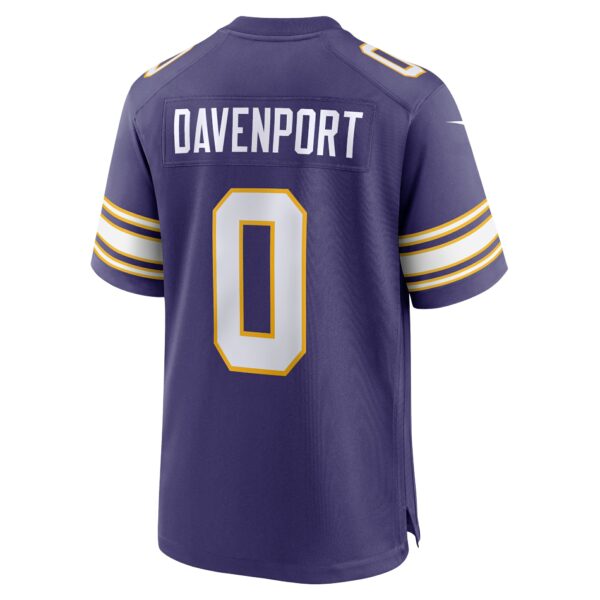 Men’s Minnesota Vikings Marcus Davenport Nike Purple Classic Player Game Jersey