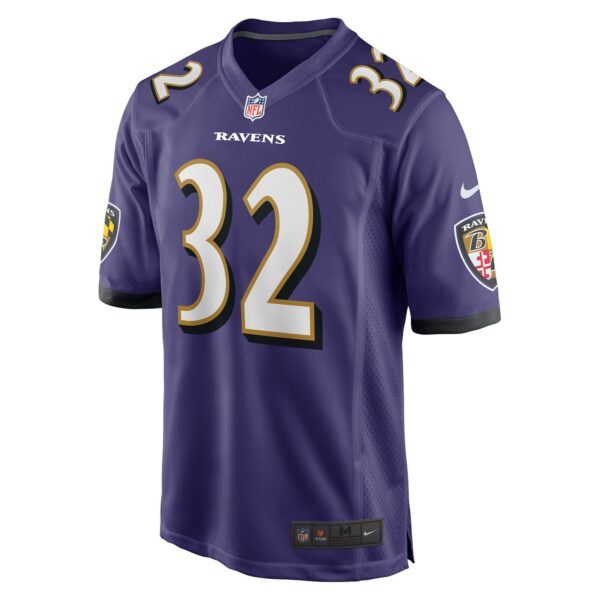 Men’s Baltimore Ravens Marcus Williams Nike Purple Game Jersey