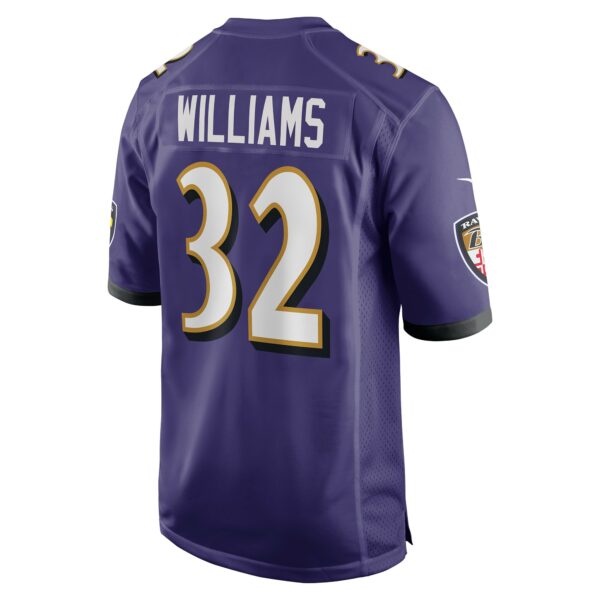 Men’s Baltimore Ravens Marcus Williams Nike Purple Game Jersey