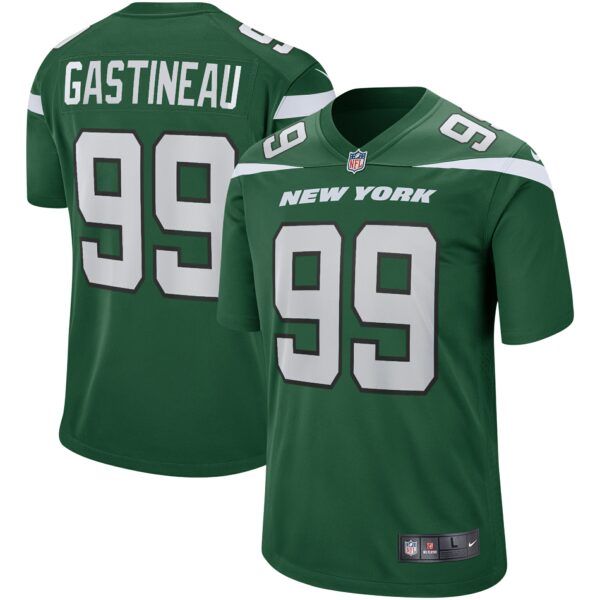 Men’s New York Jets Mark Gastineau Nike Gotham Green Game Retired Player Jersey