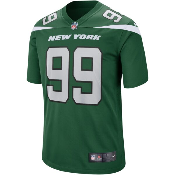 Men’s New York Jets Mark Gastineau Nike Gotham Green Game Retired Player Jersey