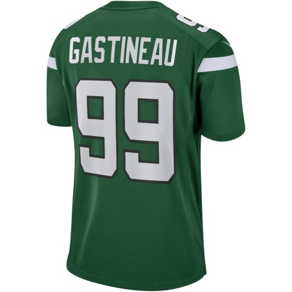 Men’s New York Jets Mark Gastineau Nike Gotham Green Game Retired Player Jersey