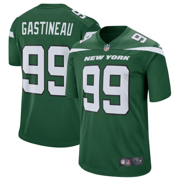 Men’s New York Jets Mark Gastineau Nike Gotham Green Retired Player Game Jersey