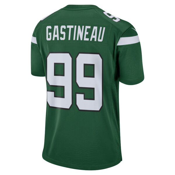 Men’s New York Jets Mark Gastineau Nike Gotham Green Retired Player Game Jersey