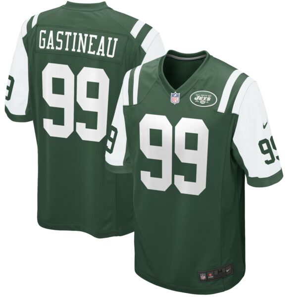 Men’s New York Jets Mark Gastineau Nike Green Retired Player Game Jersey