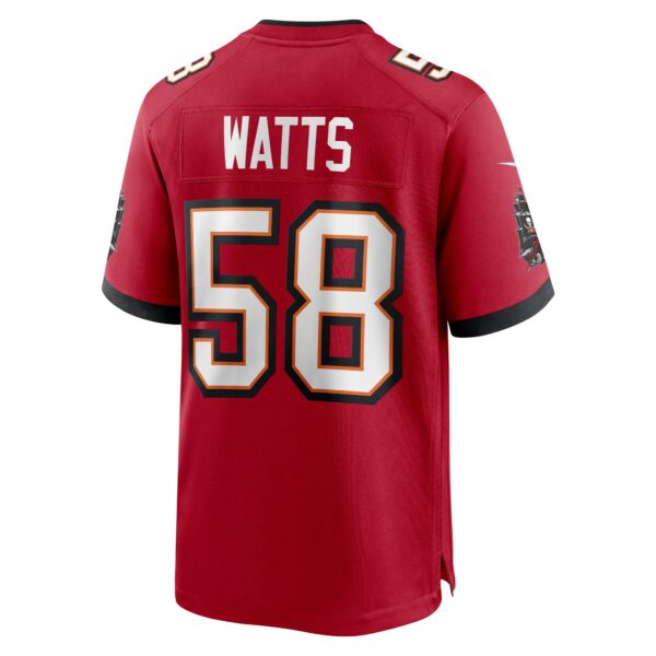 Men’s Tampa Bay Buccaneers Markees Watts Nike Red Game Jersey