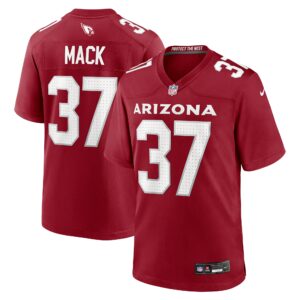 Men's Arizona Cardinals Marlon Mack Nike Cardinal Team Game Jersey