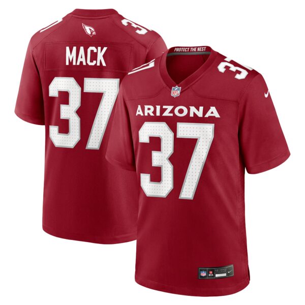 Men’s Arizona Cardinals Marlon Mack Nike Cardinal Team Game Jersey