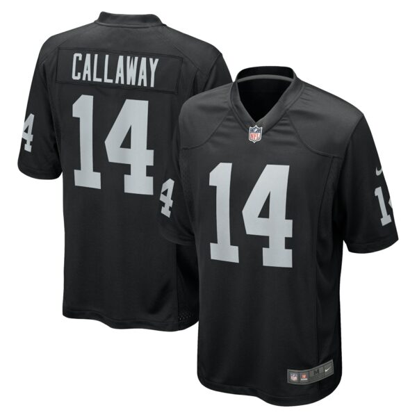 Men’s Las Vegas Raiders Marquez Callaway Nike Black Team Game Jersey