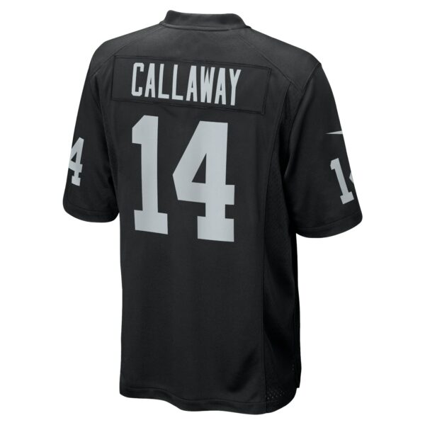 Men’s Las Vegas Raiders Marquez Callaway Nike Black Team Game Jersey