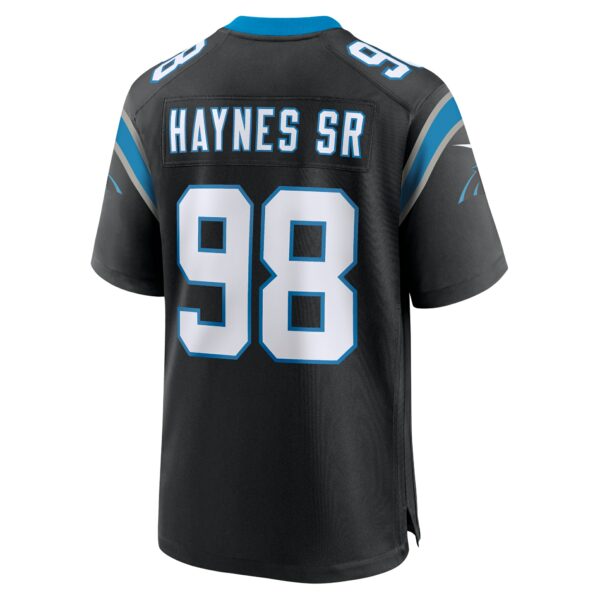 Men’s Carolina Panthers Marquis Haynes Sr. Nike Black Team Game Jersey