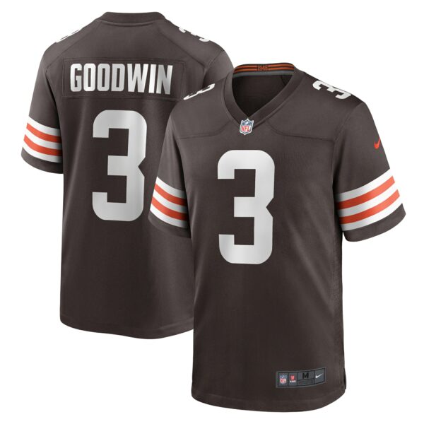 Men’s Cleveland Browns Marquise Goodwin Nike Brown Game Jersey