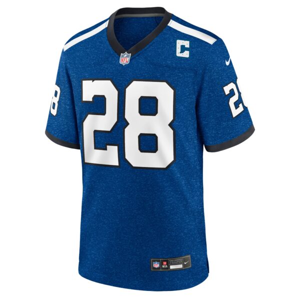 Men’s Indianapolis Colts Marshall Faulk Nike Royal Indiana Nights Alternate Game Jersey