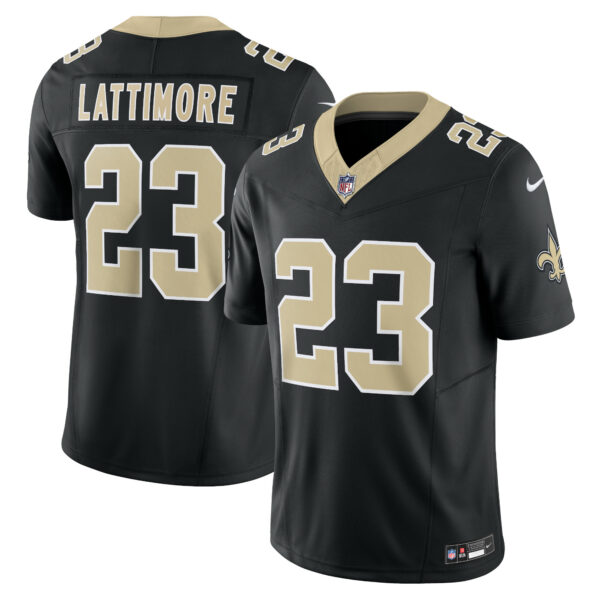 Men’s New Orleans Saints Marshon Lattimore Nike Black Vapor F.U.S.E. Limited Jersey