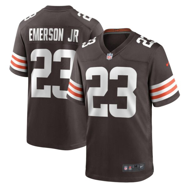 Men’s Cleveland Browns Martin Emerson Jr. Nike Brown Game Player Jersey