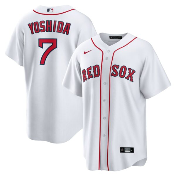 Men’s Boston Red Sox Masataka Yoshida Nike White Replica Player Jersey