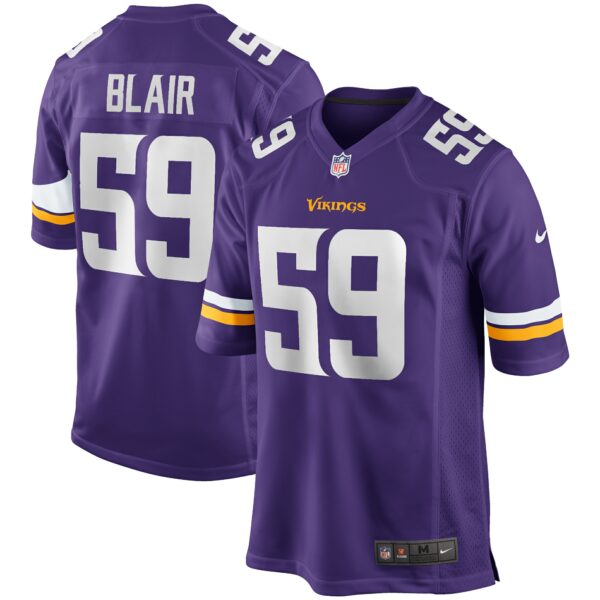 Men’s Minnesota Vikings Matt Blair Nike Purple Game Retired Player Jersey