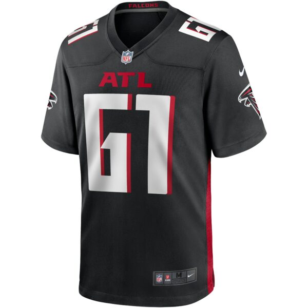 Men’s Atlanta Falcons Matt Hennessy Nike Black Player Game Jersey