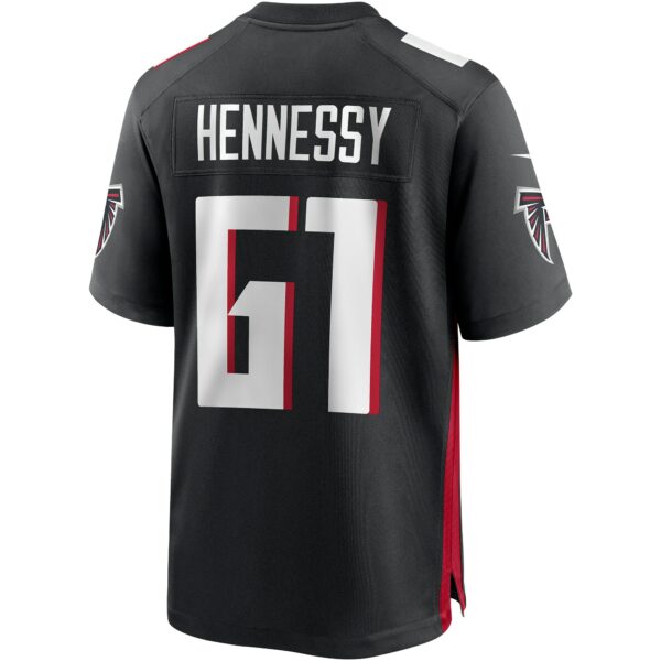 Men’s Atlanta Falcons Matt Hennessy Nike Black Player Game Jersey