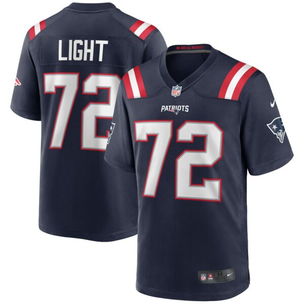 Men’s New England Patriots Matt Light Nike Navy Game Retired Player Jersey