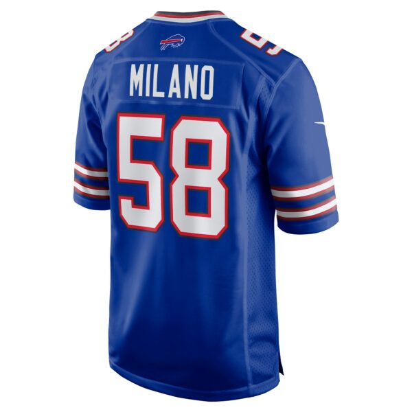 Men’s Buffalo Bills Matt Milano Nike Royal Game Player Jersey