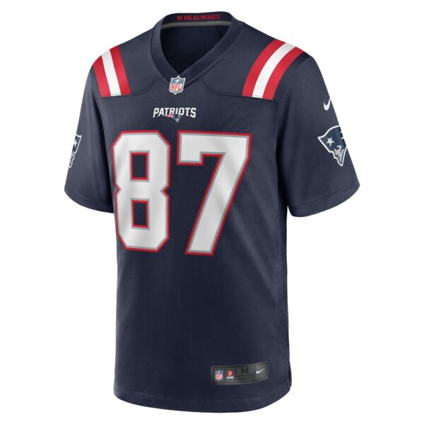 Men’s New England Patriots Matt Sokol Nike Navy Game Player Jersey