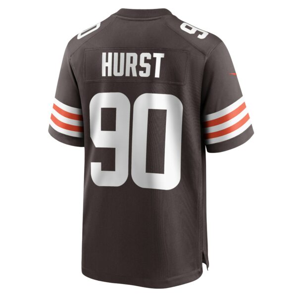 Men’s Cleveland Browns Maurice Hurst Nike Brown Game Player Jersey