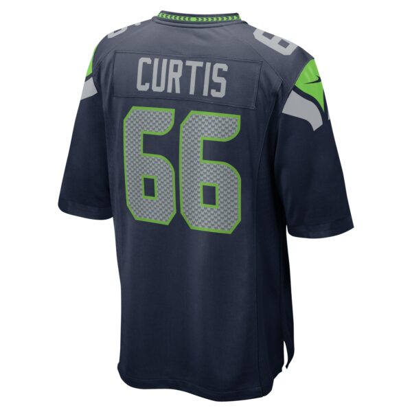 Men’s Seattle Seahawks McClendon Curtis Nike College Navy Team Game Jersey